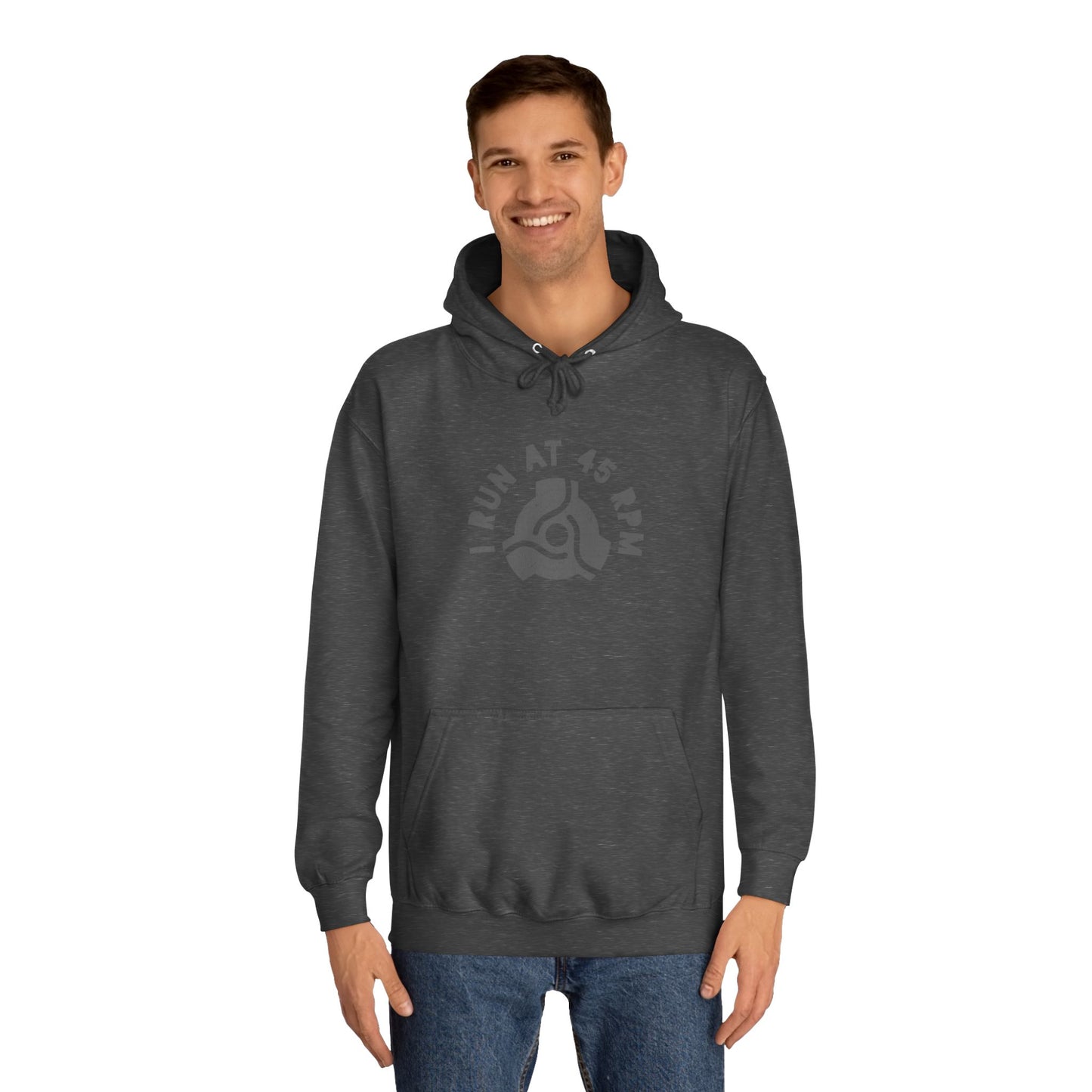 I Run At 45 RPM Unisex Music Hoodie