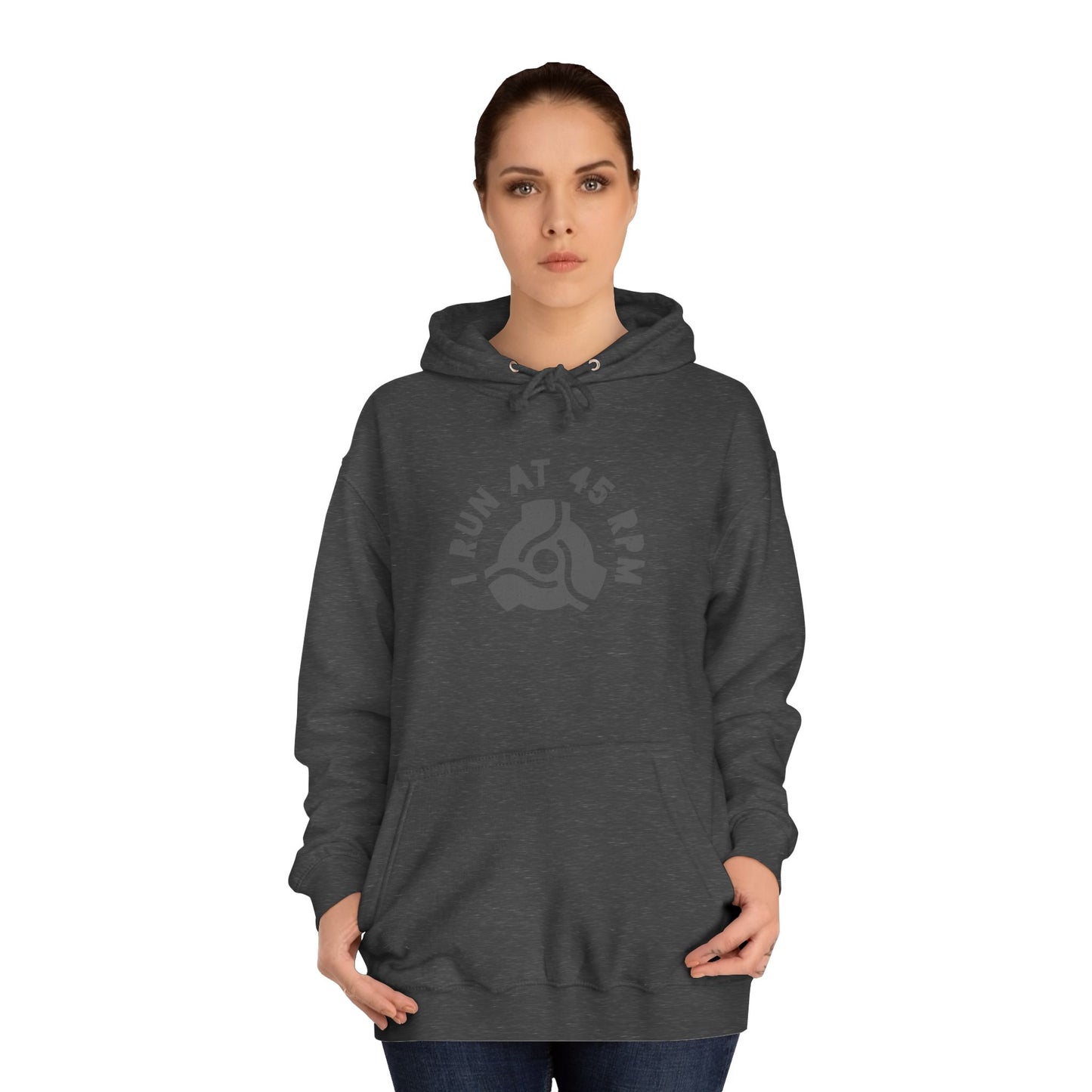 I Run At 45 RPM Unisex Music Hoodie