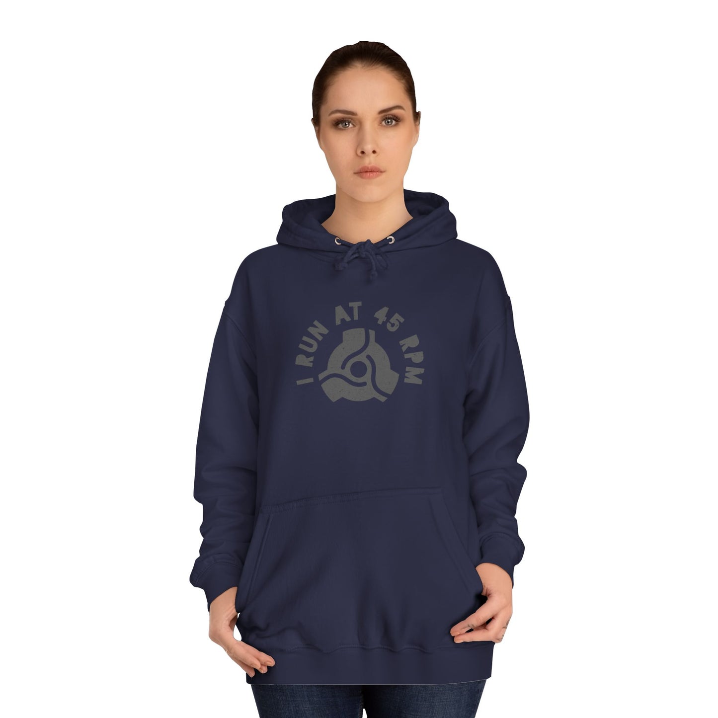 I Run At 45 RPM Unisex Music Hoodie