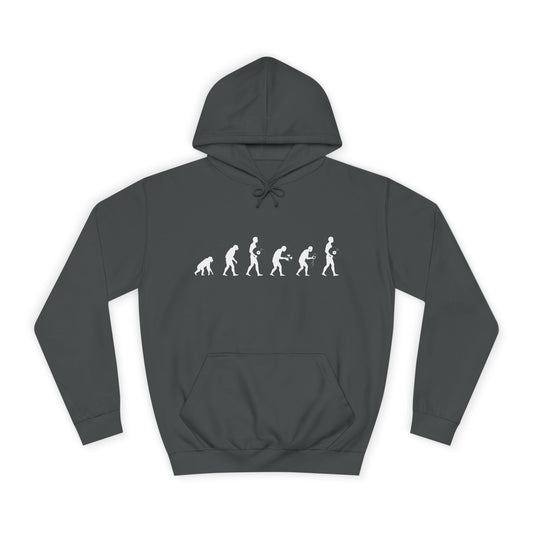 Vinyl Evolution - Unisex College Hoodie (Vinyl Record Speeds)