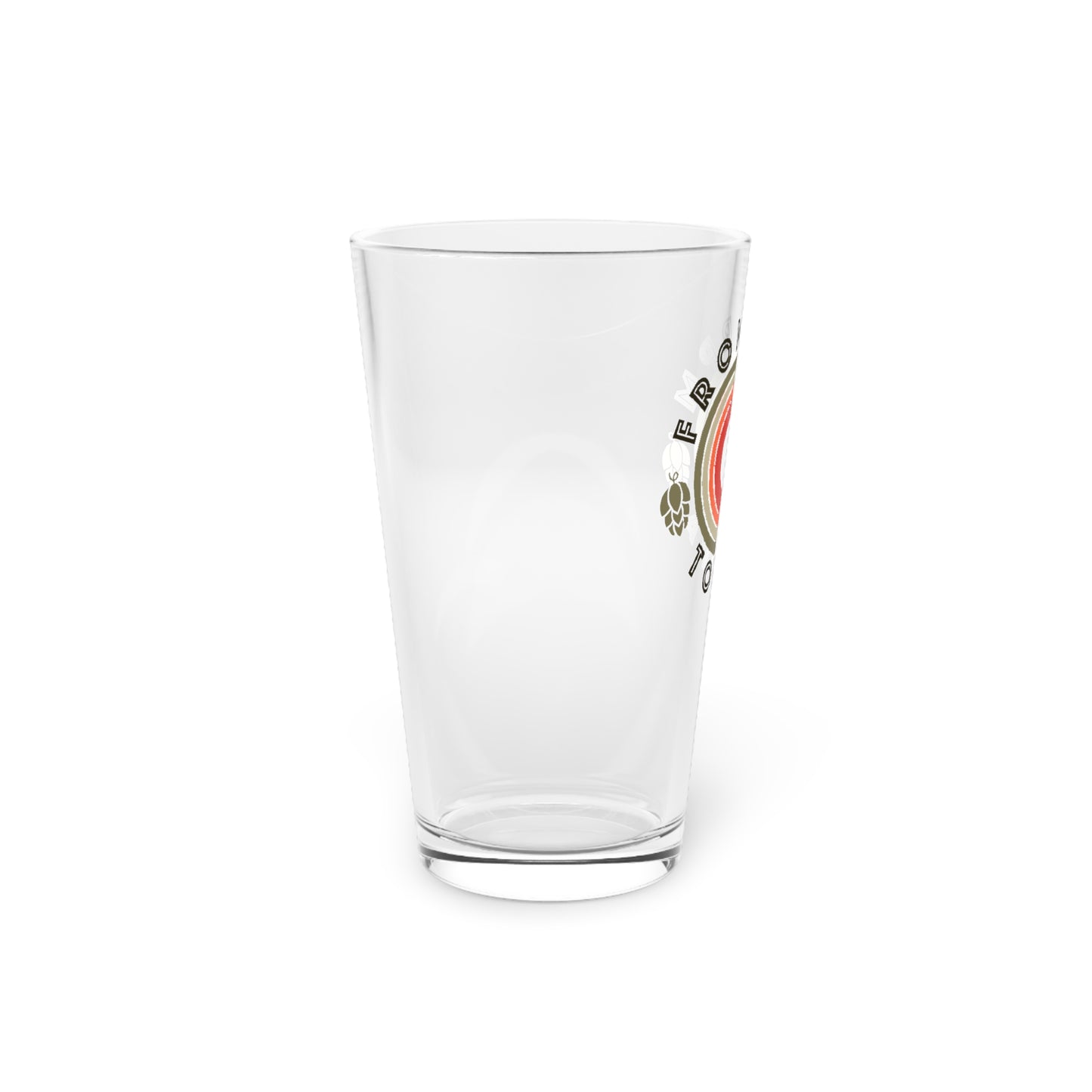 From RPM to IPA Pint Glass – 16oz Beer Glass with Vinyl Record Design