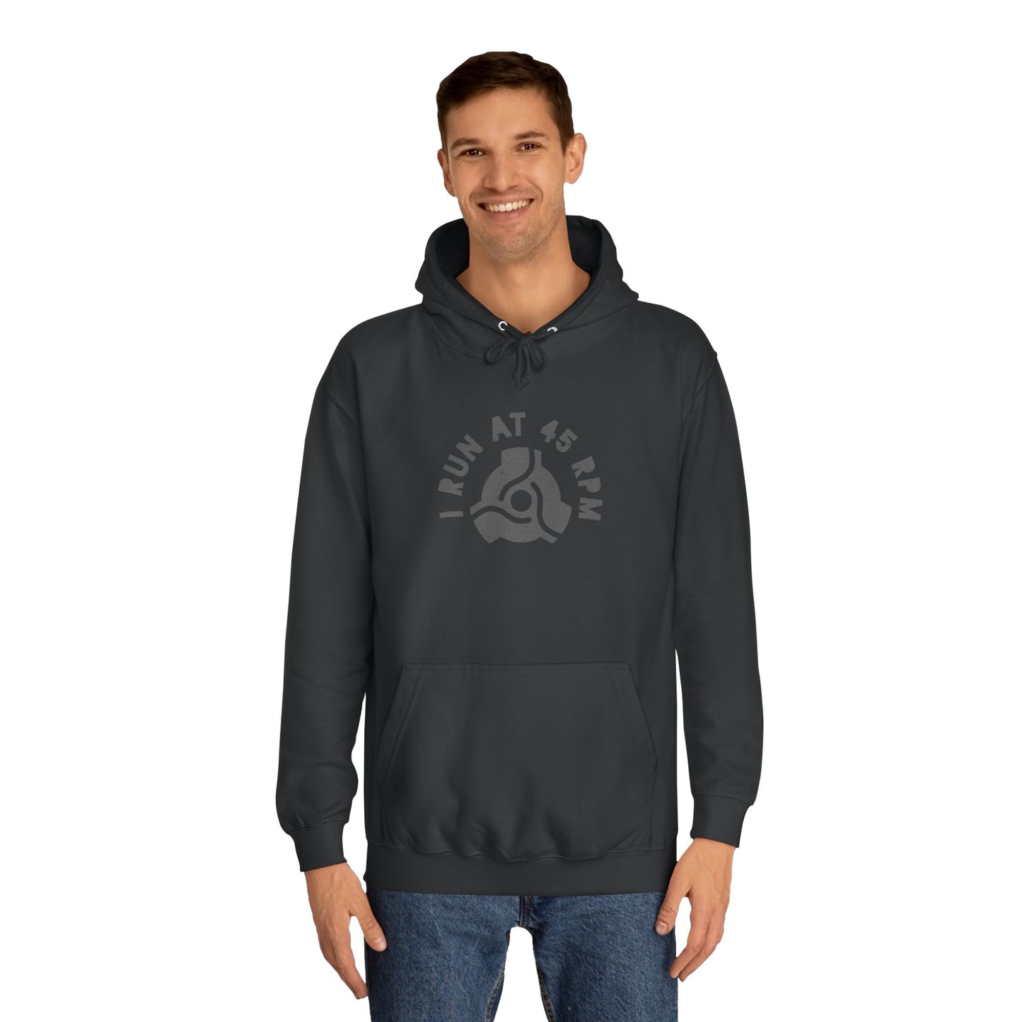 I Run At 45 RPM Unisex Music Hoodie
