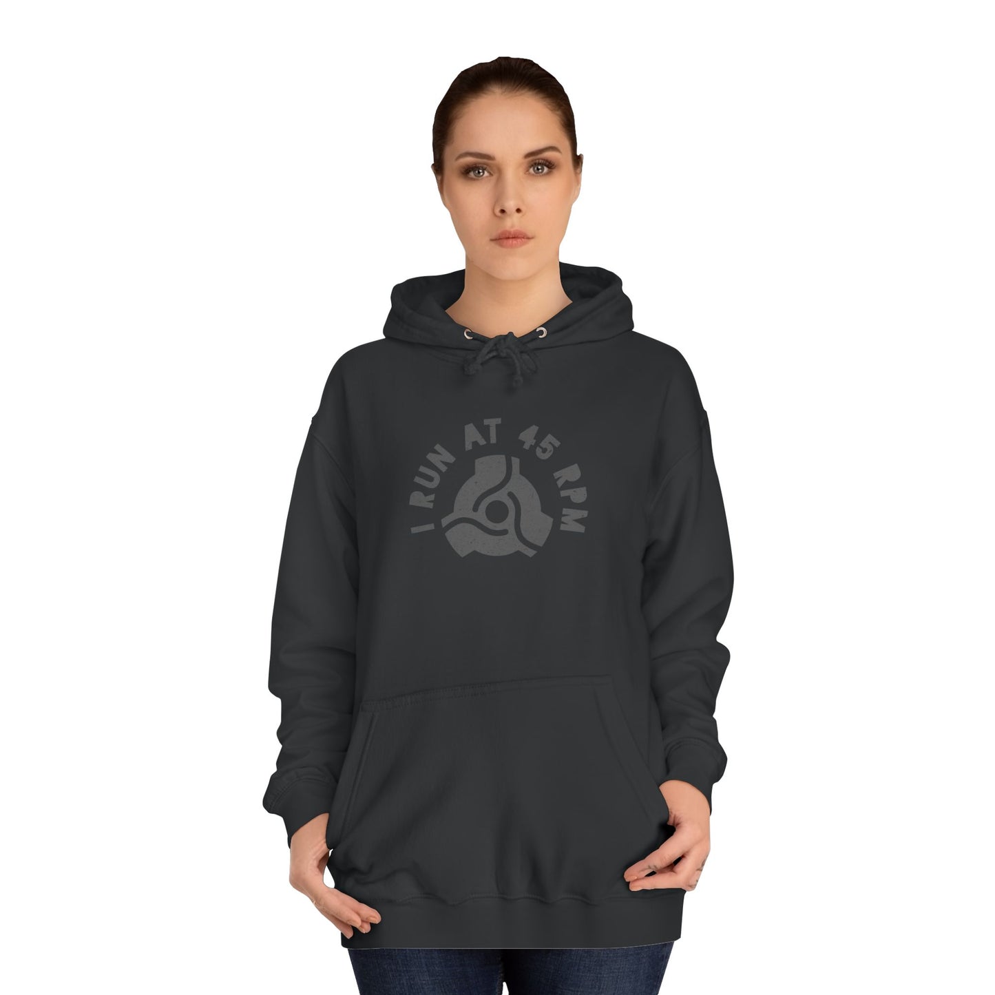 I Run At 45 RPM Unisex Music Hoodie