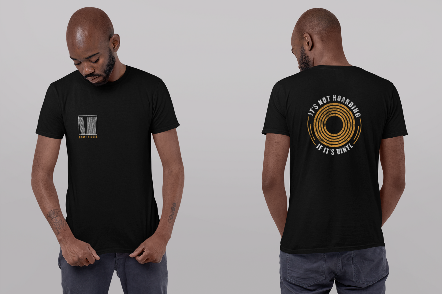 "It's Not Hoarding if it's Vinyl" Unisex Music T-Shirt